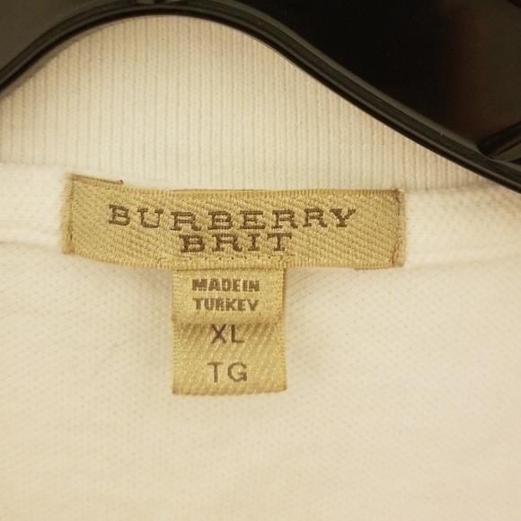 White Burberry polo - Picture 3 of 8